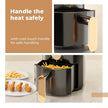 Lifelong 3.5L Small Air Fryer – Rapid Air Cooking, 90% Less Oil, 750W (Black)
