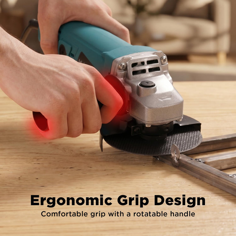 Lifelong 850W Angle Grinder Machine | Electric Grinder | Metal Cutting Machine | 100mm