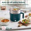Lifelong Multipurpose Kettle with Idli Tray | Multi Cooker Electric Kettle | 1.2L Stainless Steel Body