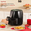 Lifelong Air Fryer | 1350W, 4.2L, Digital with 6 Presets, Hot Air Circulation
