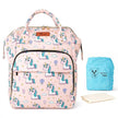 Lifelong Cuppy Baby Diaper Bag Backpack for Moms (Pink) | Large Waterproof Travel Bag with 15 Pockets, Rain Cover & Changing Mat | Stylish & Spacious