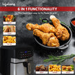 Lifelong Digital Air Fryer LLHFD722, 7.5 Litre Xl Led Touch Screen