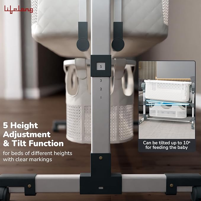 Lifelong Cuppy 3-in-1 Electric Baby Cradle | Adjustable Cot with Music, Mosquito Net & Storage BasketLifelong Cuppy 3-in-1 Electric Baby Cradle | Adjustable Cot with Music, Mosquito Net & Storage Basket