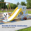 Lifelong Cuppy Unicorn Kids Slide with Basketball Hoop for Indoor & Outdoor Play
