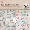 Lifelong Cuppy XL Baby Play Mat | Extra Thick, Waterproof, Foldable | Soft, Safe & Travel Friendly