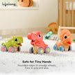 Cuppy Push & Go Dinosaur Cars – Pack of 3 Friction Toys for Kids (1+ Year)