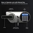 Lifelong 56L Fingerprint Safe Locker – Steel Body, LED, Multi-Access Modes
