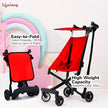 Lifelong Cuppy Baby Stroller | Lightweight Foldable Travel Pram for Kids | 5-Point Safety Harness, Adjustable Canopy & Storage Basket (20kg Capacity)