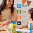 Lifelong 350ml Water Bottle for School Kids with Straw & Cleaner | Stainless Steel Insulated Spout Sipper Bottle for Boys & Girls| Leak-Proof | Hot & Cold for Upto 6 Hours ISI Certified(LLBT06,Yellow)
