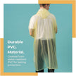 Lifelong Unisex Waterproof Raincoat – Hooded Full Sleeve Outdoor Poncho (1Pc)