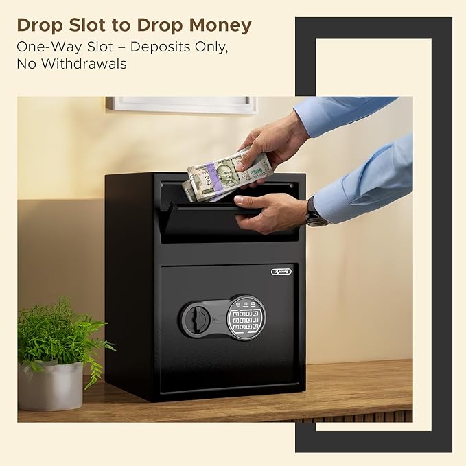 Lifelong 56L Digital Safe Locker Ã¢â‚¬â€œ Home & Office Tijori with Keypad, Keys & 1 Yr Warranty (Black)