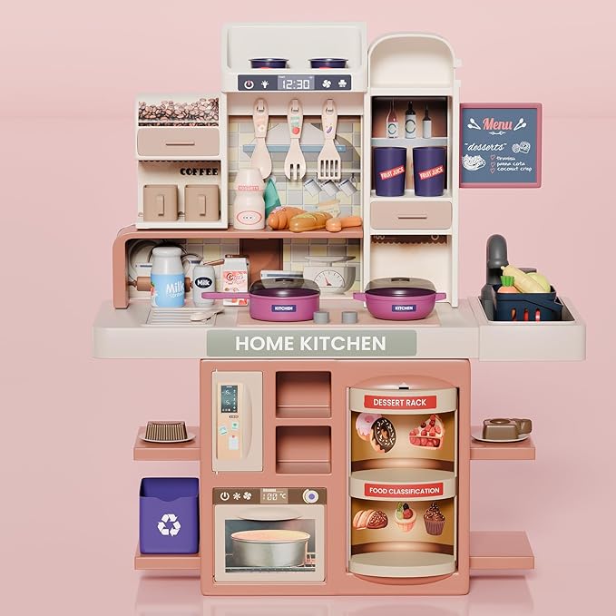 Cuppy 42-Piece Pretend Kitchen Play Set