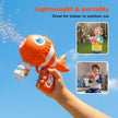 Lifelong Cuppy Rechargeable Clown Fish Bubble Gun with Lights & Bubble Solution