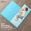 Lifelong Cuppy Toddler Nap Mat with Pillow | Soft & Portable Sleeping Bag for Kids | Roll-Up Travel Mat for Preschool, Daycare & Home (Ages 1+ Years)