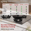 Lifelong Cast Iron Kadhai 20cm with Glass Lid & Spatula | Pre-Seasoned, Durable
