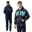 Lifelong Campaign Men's Polyester Waterproof Standard Length Raincoat