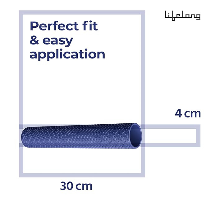 Lifelong Bat Grip – Ring Texture, Ergonomic Soft Rubber Grip for Better Swing & Comfort