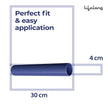 Lifelong Bat Grip – Ring Texture, Ergonomic Soft Rubber Grip for Better Swing & Comfort