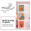 Lifelong DIY Storage Cabinet Almirah | 3 Racks for Organized Storage