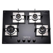 Lifelong 4 Burner Built-In Hob | 8mm Thick Toughened Glass | 360° Multidirectional Gas Inlet