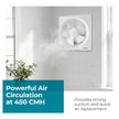 Lifelong 200 mm Exhaust Fan for Kitchen & Bathroom - 8 Inch Ventilation Fan with 31 Watt Strong Air Suction