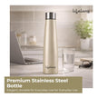 Lifelong 900ml Stainless Steel Water Bottle Pack of 2 | Leak-Proof & Durable | Easy to Clean | Odour-Free | Rust-Free Build, Secure Cap & Easy Grip | Ideal for School, Office, Travel & Gym (Beige)