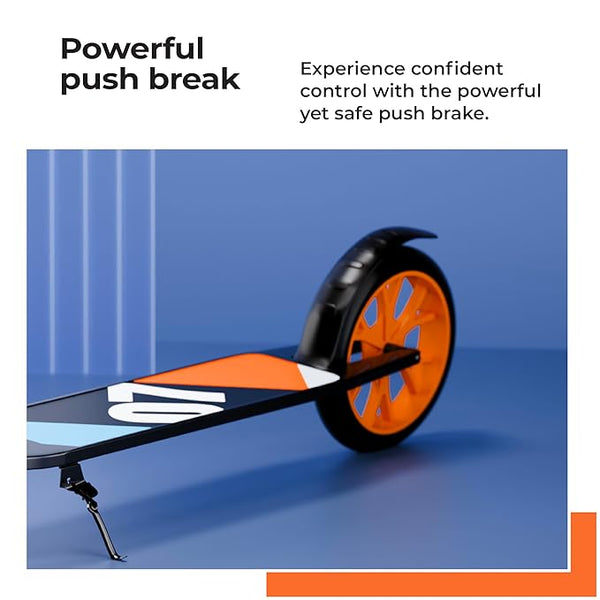 Foldable Adult Kick Scooter with Adjustable Handlebar