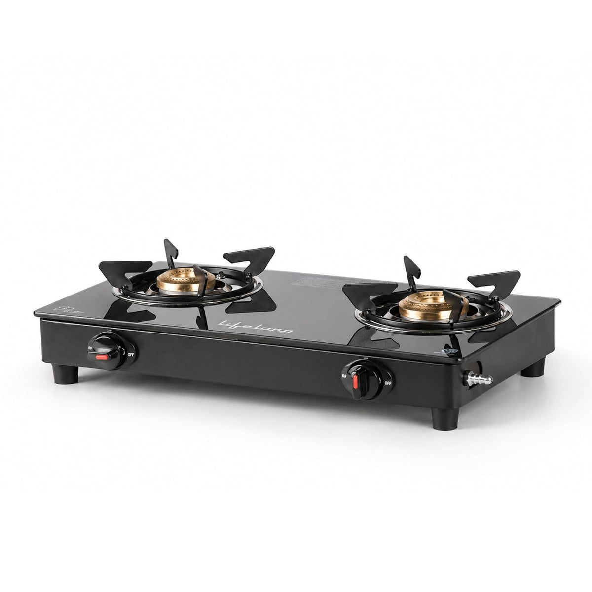 2 Burner Glass Gas Stove Top