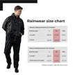 Lifelong Men’s Waterproof Reversible Raincoat – Hooded Suit, XL Black