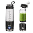 Lifelong Portable Blender 650ml | Portable Juicer Mixer for Smoothies & Juice | 4000mAh USB Rechargeable | 6 Stainless Steel Blades, Durable ABS Build | Detachable Build for Easy Clean | Carry Handle