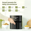 Lifelong 4.2 Litre Digital Air Fryer | Detachable Handle, Touch Control & Non-Stick Basket