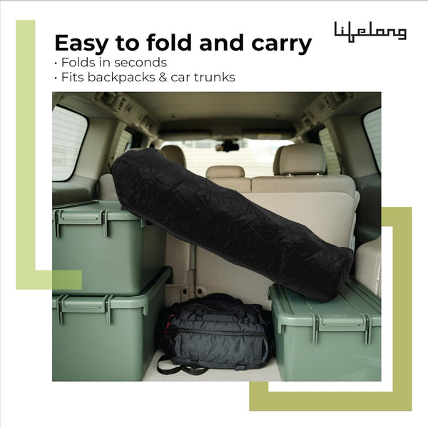 Lifelong Foldable Camping Chair – Lightweight, Durable & Portable with Side Pockets