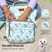 Lifelong Cuppy Baby Diaper Bag Backpack for Moms (Green) | Large Waterproof Travel Bag with 15 Pockets, Rain Cover & Changing Mat | Stylish & Spacious