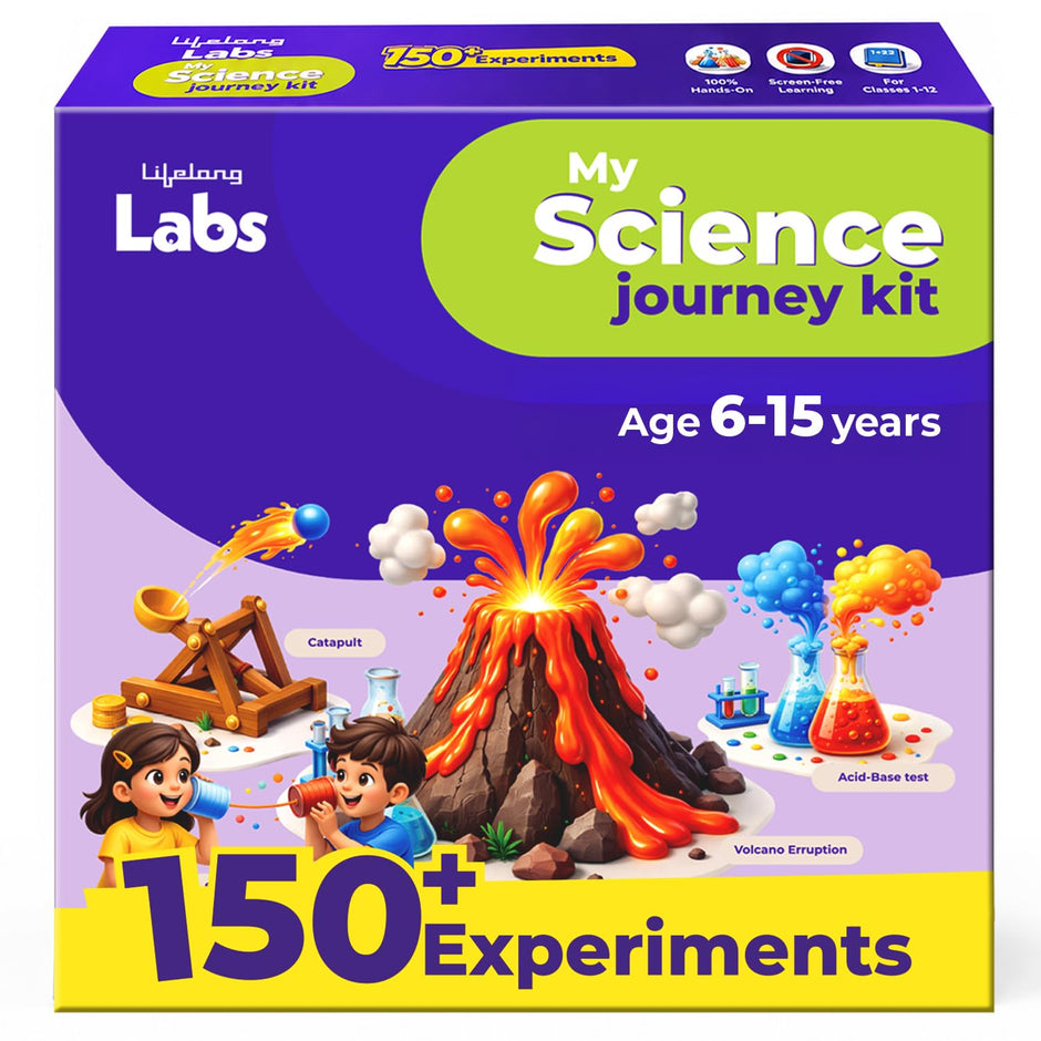 Lifelong Labs Science Kit | 150+ STEM Experiments for Kids Ages 6-15