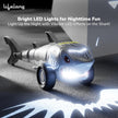 Lifelong Cuppy Remote Control Shark Car | 360° Spin RC Toy with LED Lights