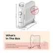 Lifelong Heato Mini 11-Fin Personal OFR Room Heater for Spot Heating