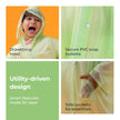 Lifelong Campaign Kids Plain Hooded Raincoat