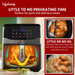 Lifelong Digital Air Fryer LLHFD722, 7.5 Litre Xl Led Touch Screen