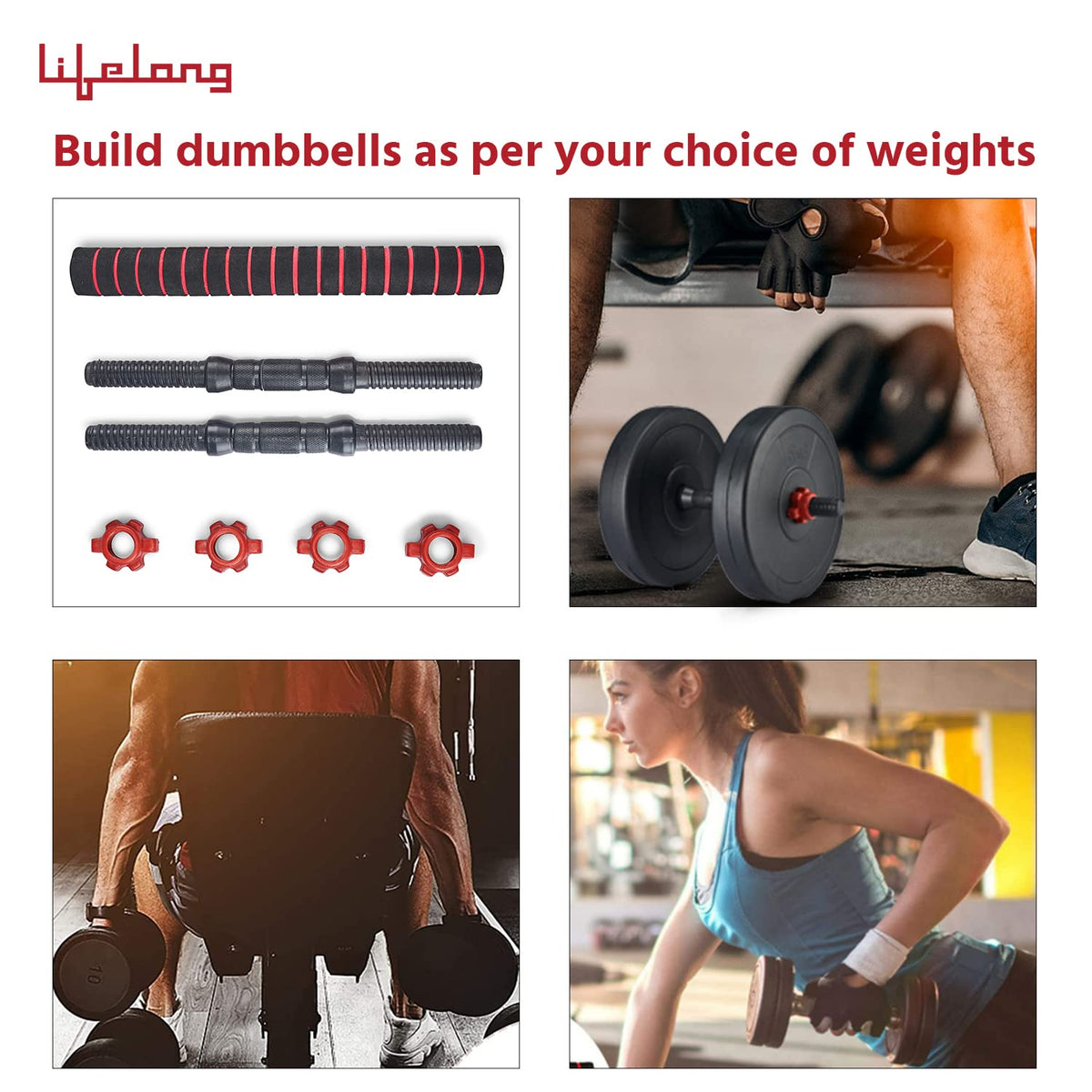 24mm Dumbbell Rods with Connectors