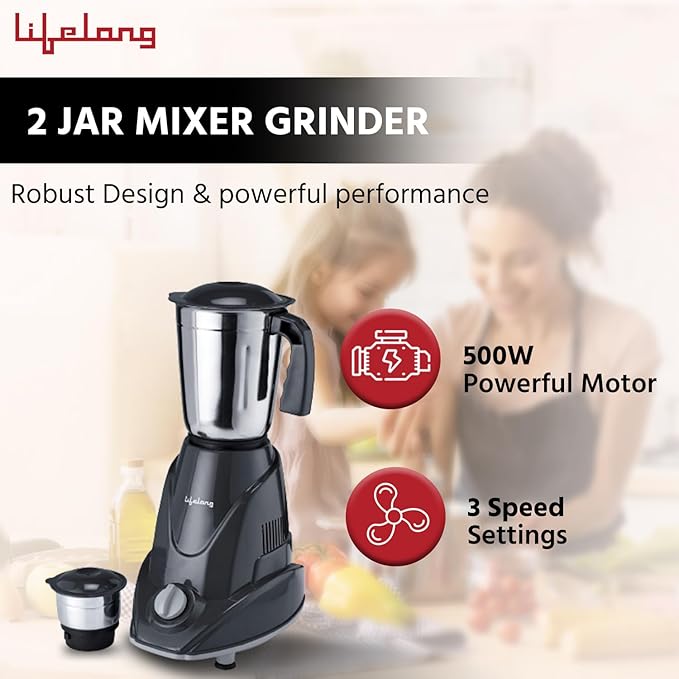 Lifelong Kitchen Combo Set – 3 Burner Stove, Cookware, Mixer, Kettle & More