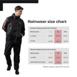 Lifelong Men’s Waterproof Reversible Raincoat with Hood & Pocket – XXL (Black)