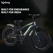 Lifelong 20T Kids Cycle (5–8 Yrs) – Unisex Rigid Frame Bike, 85% Pre-Assembled (Blue)