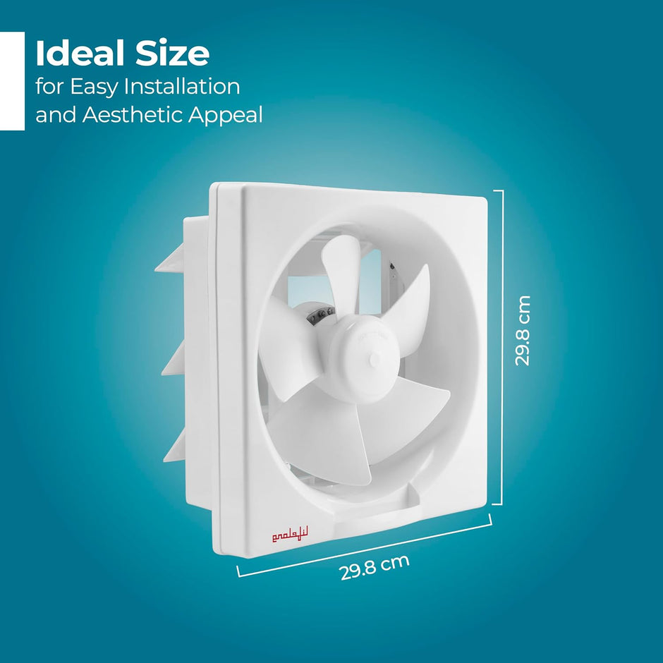 Lifelong 200 mm Exhaust Fan for Kitchen & Bathroom - 8 Inch Ventilation Fan with 31 Watt Strong Air Suction