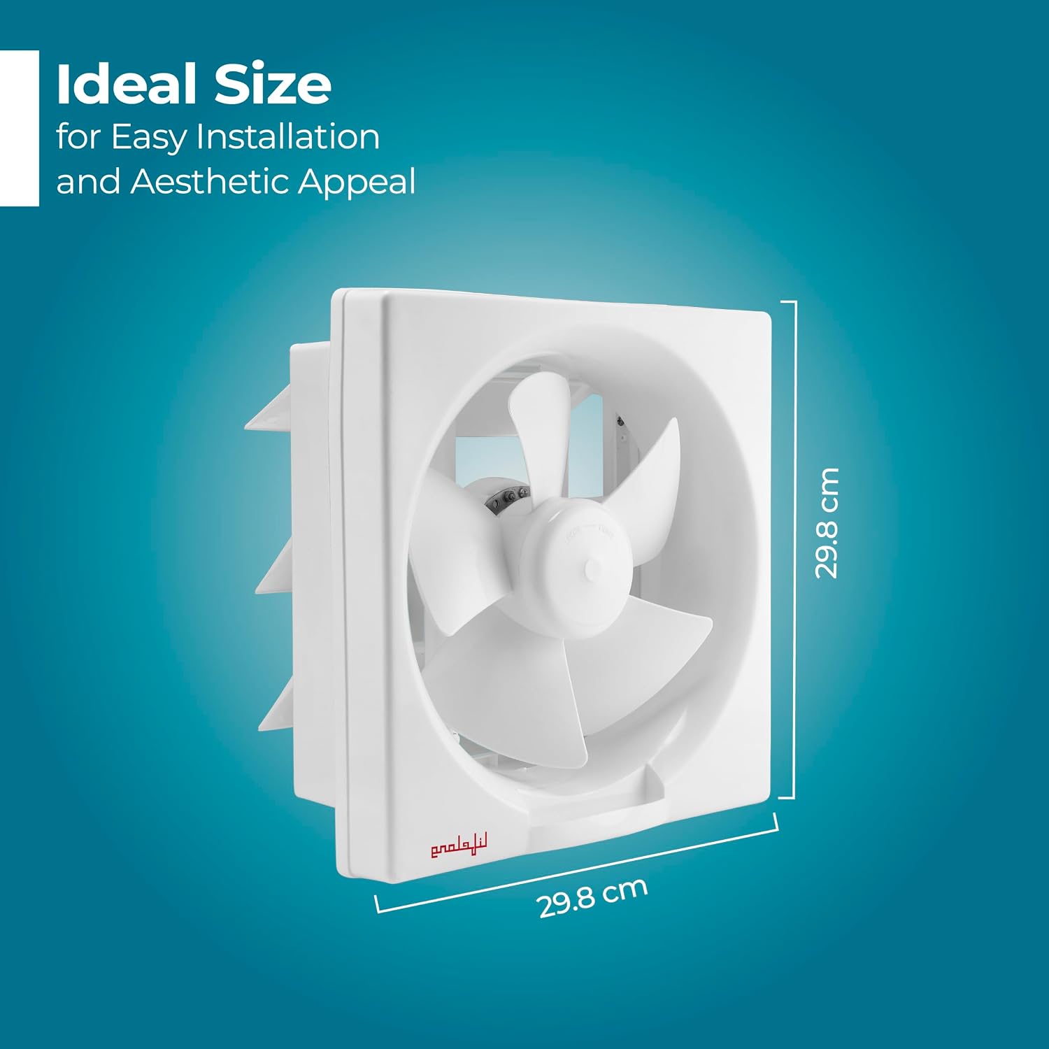 Lifelong 200 mm Exhaust Fan for Kitchen & Bathroom - 8 Inch Ventilation Fan with 31 Watt Strong Air Suction