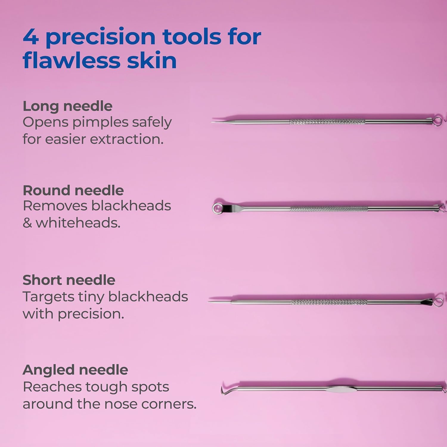 Lifelong Blackhead Remover Vacuum Cleaner with Acne & Pore Cleaning Attachments