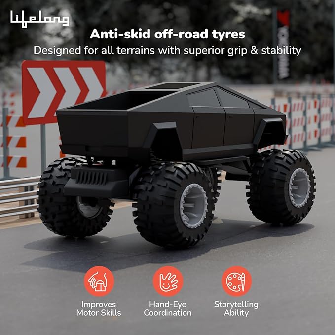 Lifelong Cuppy Cyberon RC Truck for Kids | Turbo Speed & Off-Road Control