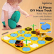 Lifelong Cuppy 41-Piece DIY Maze Track Toy | STEM Learning Puzzle Set for Kids