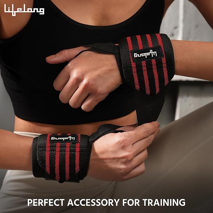 Lifelong Adjustable Wrist Supporter – Thumb Loop & Velcro Strap for Gym