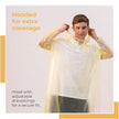 Lifelong Unisex Waterproof Raincoat – Hooded Full Sleeve Outdoor Poncho (1Pc)