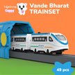 Lifelong Vande Bharat Electric Train Set with Lights, Sounds & DIY Track Play